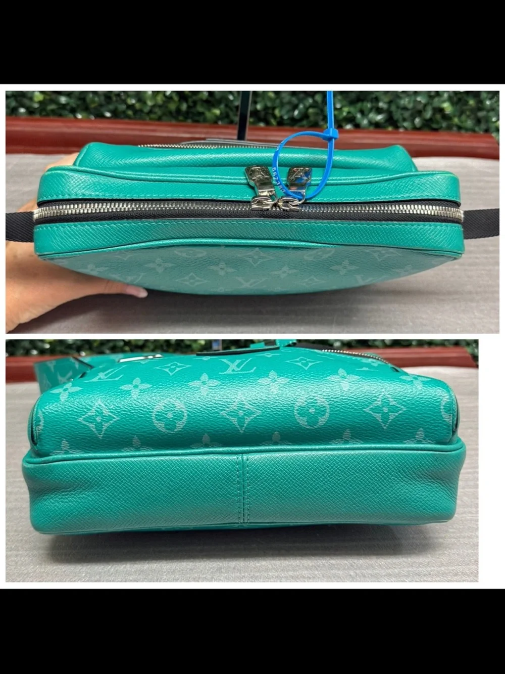 Louis Vuitton Vert Monogram Taigarama Outdoor Messenger Bag
